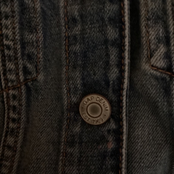 Gap Kids GAP FOR GOOD Denim Girls Jean Jacket Coat Vest  Blue - Picture 7 of 9